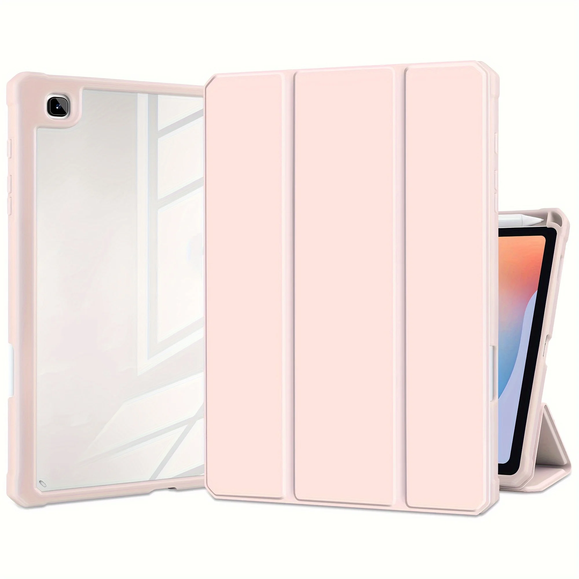 Premium Protective Case with S Pen Holder & Tri-Fold Stand for Samsung Galaxy Tab S6 Lite (10.4-Inch)