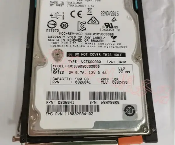 For EMC 005049808 005050212 900GB 10K 2 5 SAS server hard disk