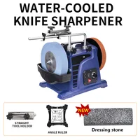 H8 Low-speed Water-cooled Sharpener For Household Small Woodworking Engraving Knives Chisels Grinder Electric Desktop Sharpener 1