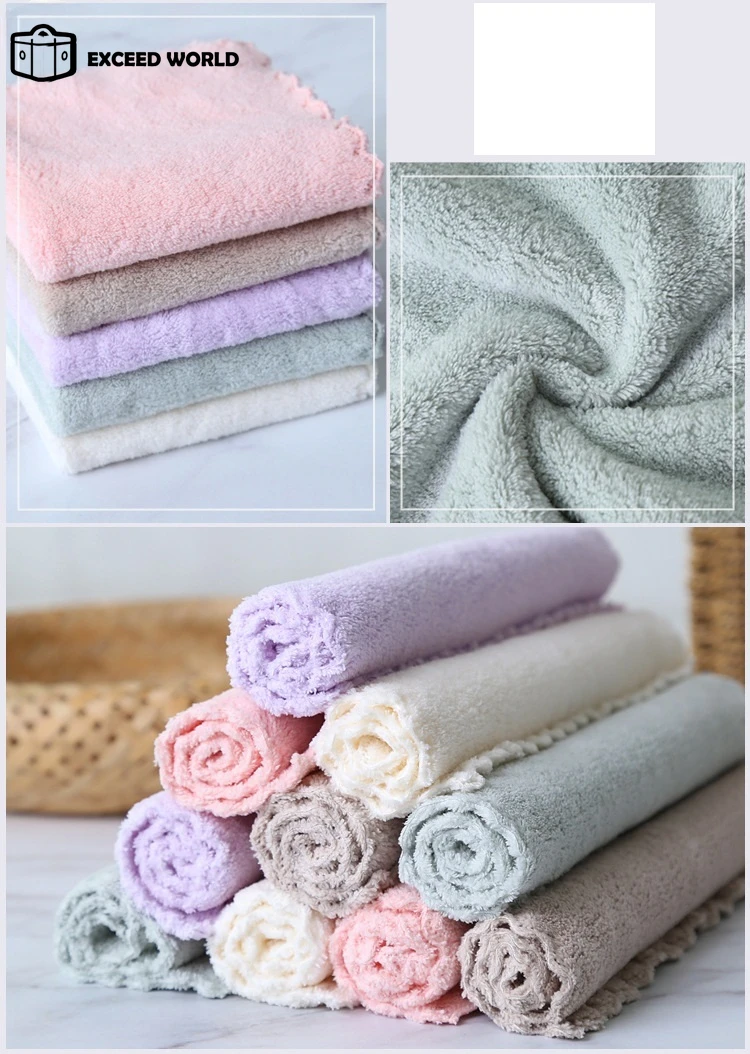 Description Picture 6 of itemSuperfine Fiber Cartoon Melange Child Towel Hand Towel Pinafore Home Cleaning Face for Baby for Kids High Quality Face Towel