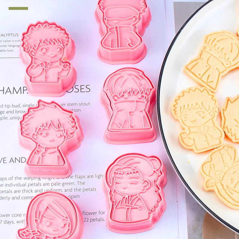 Cookie Cutter Cookie Mould Baking Mold 6Pcs Anime Jujutsu Kaisen