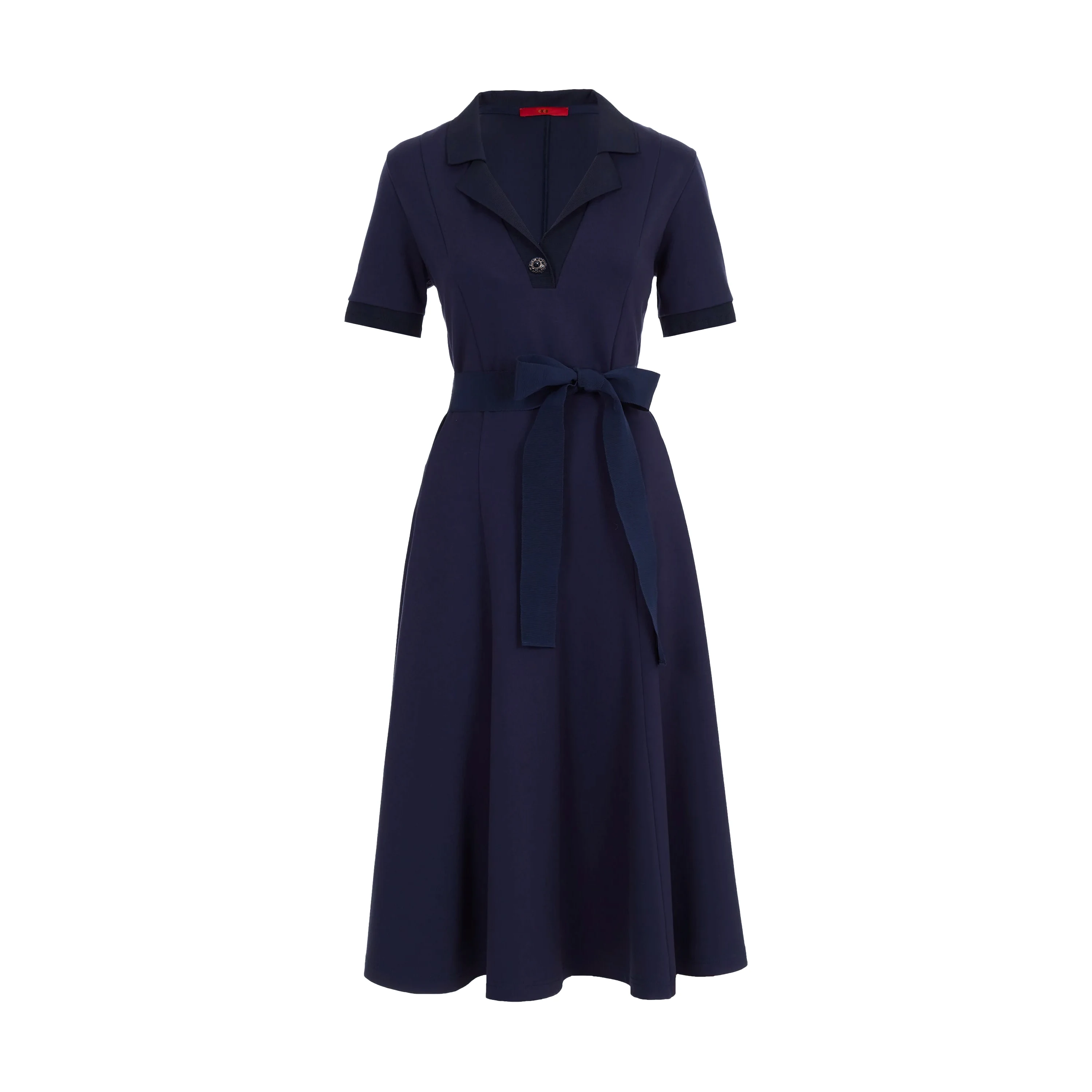 2025 Short-Sleeved Casual Midi Dress Summer Clothes Fashion Casual Office  Lady Dresses for Women Vestidos - AliExpress 200000345