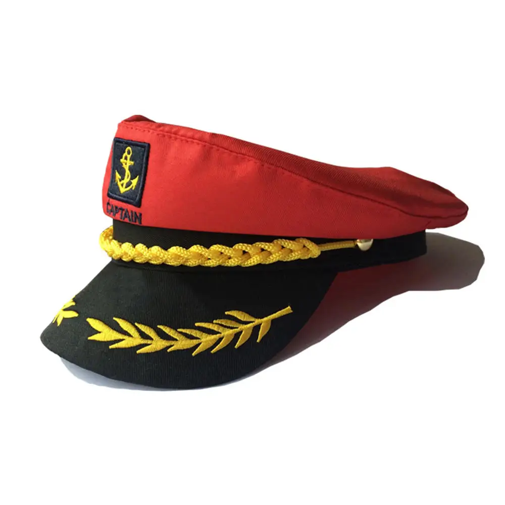 Unisex Boat Ship Sailor Captain Navy Marine Admiral Hat Adjustable Men Women Costume Party Fancy Dress Accessories sailor hat
