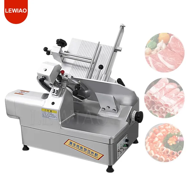 

Commercial Electric Skiving Machine Frozen Meat Slicing Machine Automatic Cut Mutton Roll Slicer
