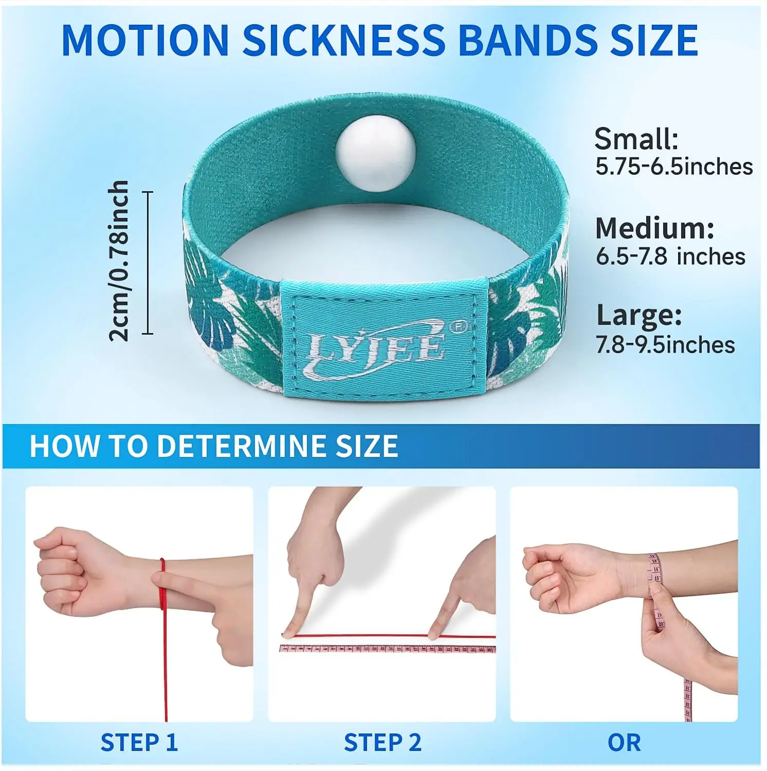 4pcs Sea Sickness Wristbands Motion Sickness Relief Bands for Adults Nausea Relief Bracelets for Pregnant Women anti motion sickness wristband