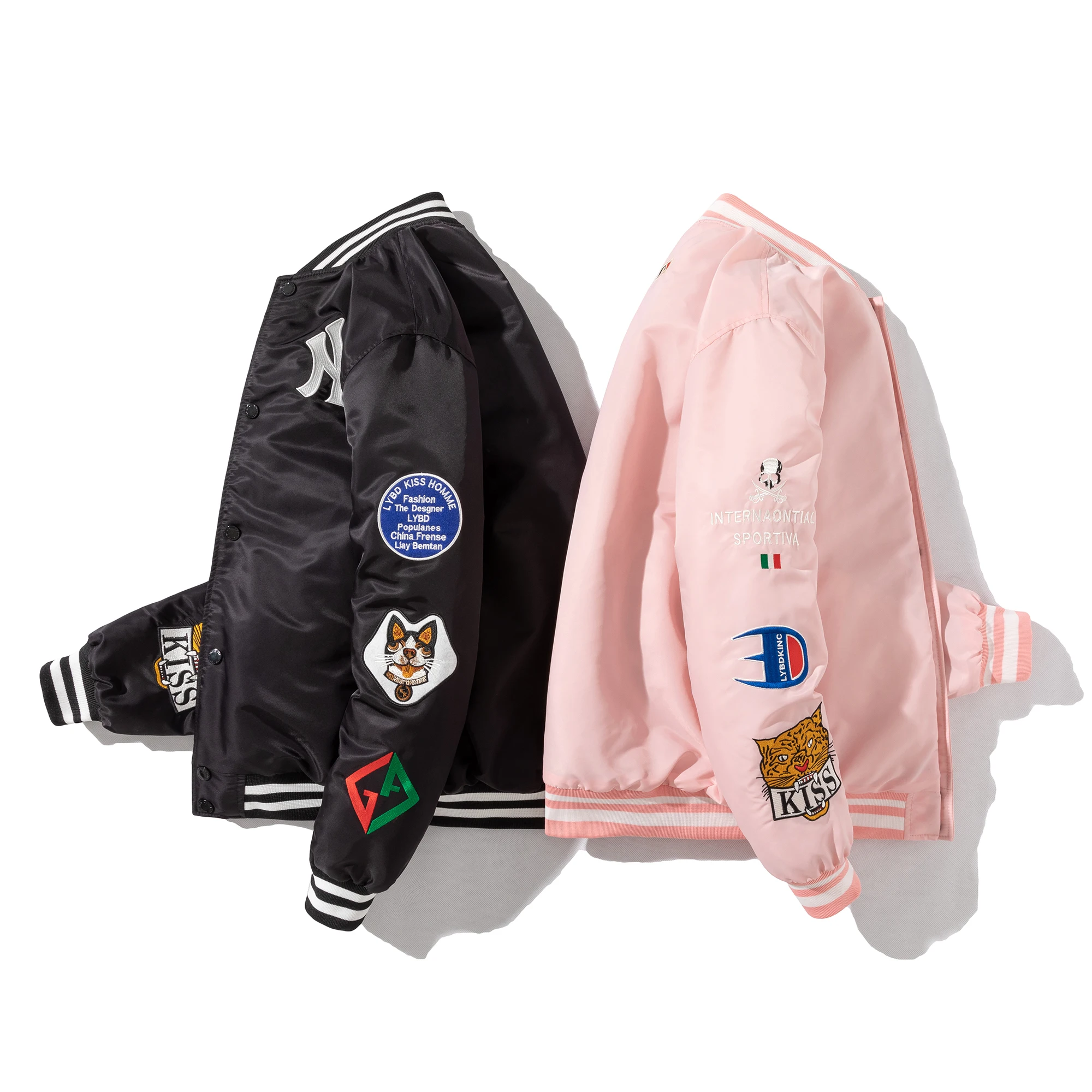 Autumn & Winter Bomber Jacket Men Embroidery Streetwear Slim Fit Baseball  Collar Jackets Coats Casual Outwear Windbreaker Korean|Jackets| - AliExpress
