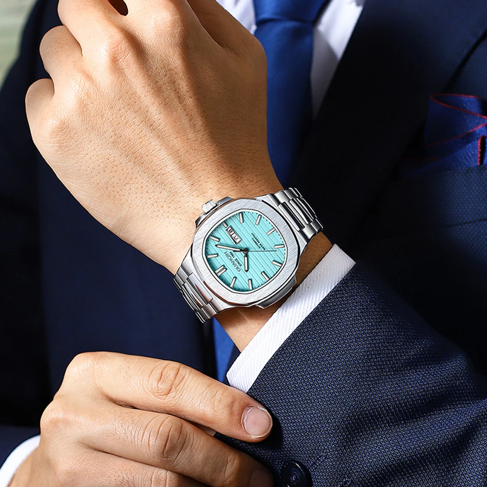 GUANQIN Men's Watches 2023 Top Brand Luxury Automatic Watch For Men Waterproof Automatic Wristwatch Sapphire Mirror Sports Clock