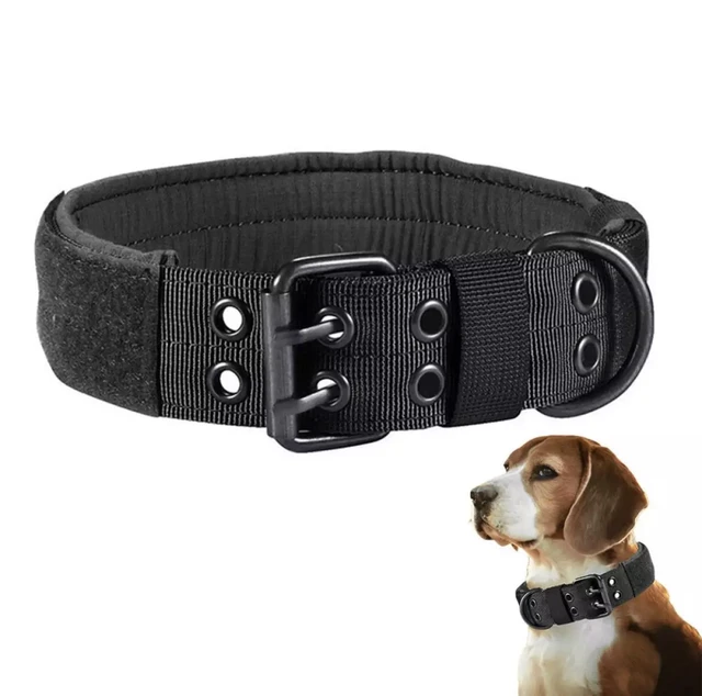 Adjustable Dog Collar Classic Reflective Training Military Dog Collar Nylon Heavy Duty Tactical Dog Collar German Shepherd 5