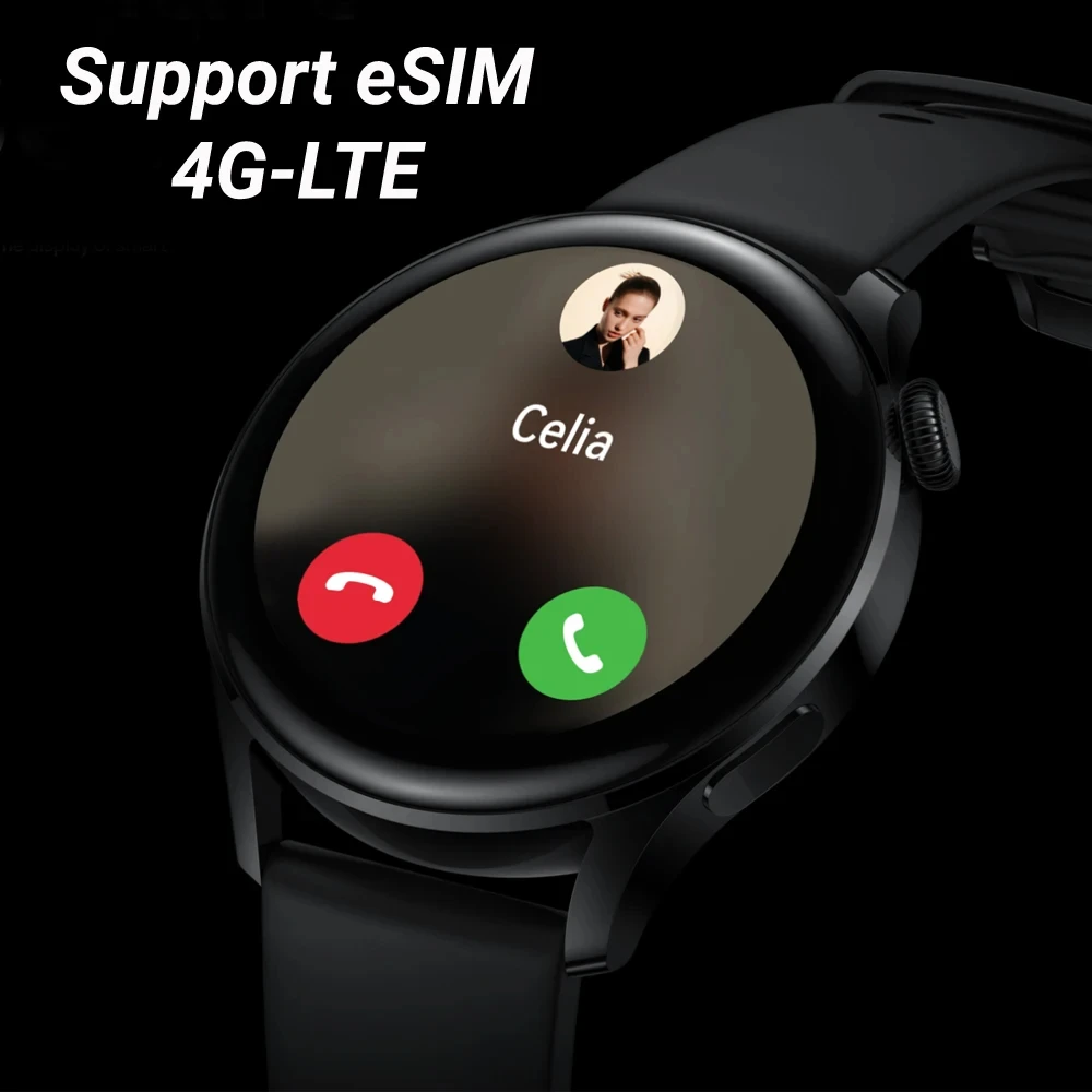 화웨이 워치 3 스마트워치, eSIM 셀룰러 통화, 내장 GPS 스마트 워치, 14 일 배터리 수명, 하루 종일 건강 모니터링