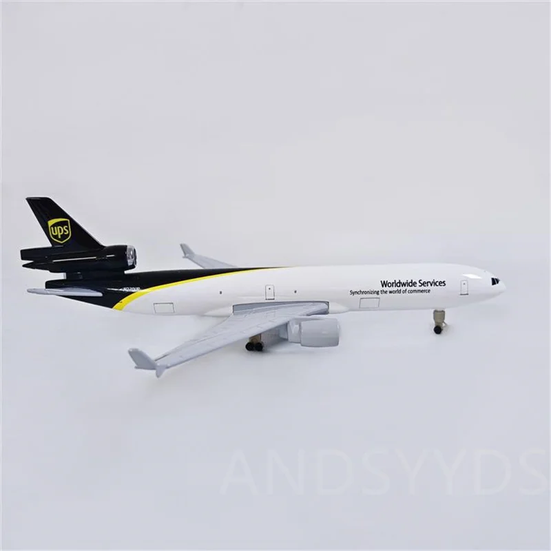 UPS Cargo Airlines 20cm Metal Diecast Airplane Model with Landing Gears and Wheels