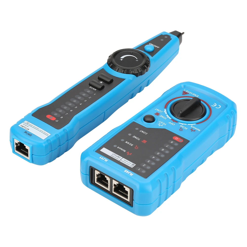 BSIDE FWT11 Handheld RJ11 RJ45 Telephone Wire Tracker Ethernet LAN Network Cable Detector new