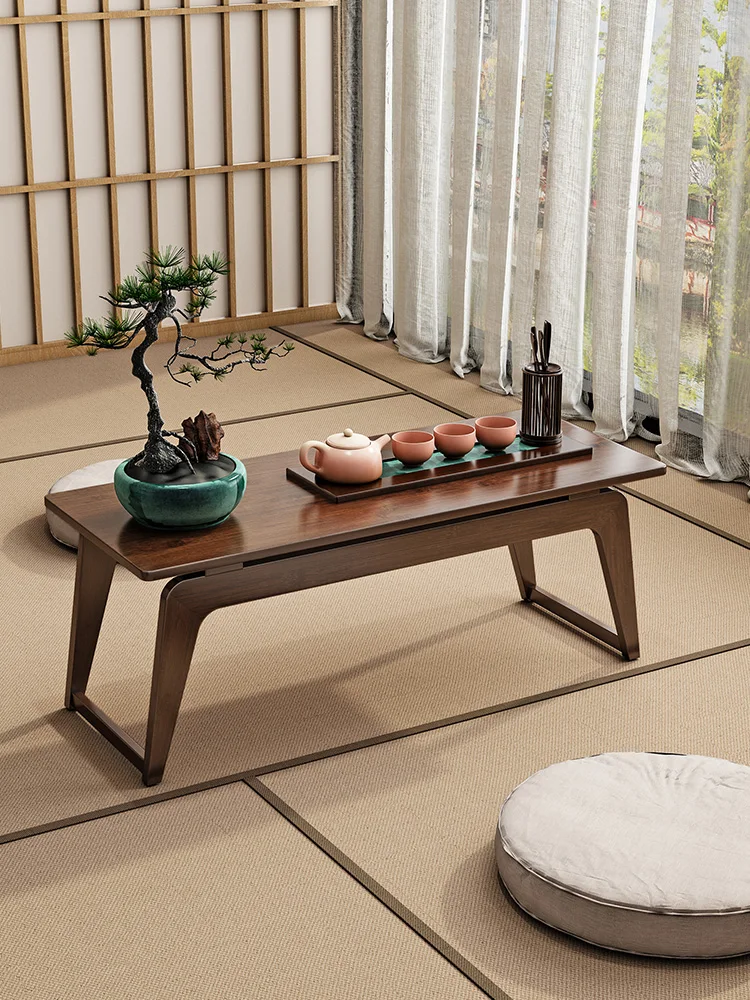 

Kang Table Household Solid Wood Tatami Low Table Small Coffee Bed Learning Low Table