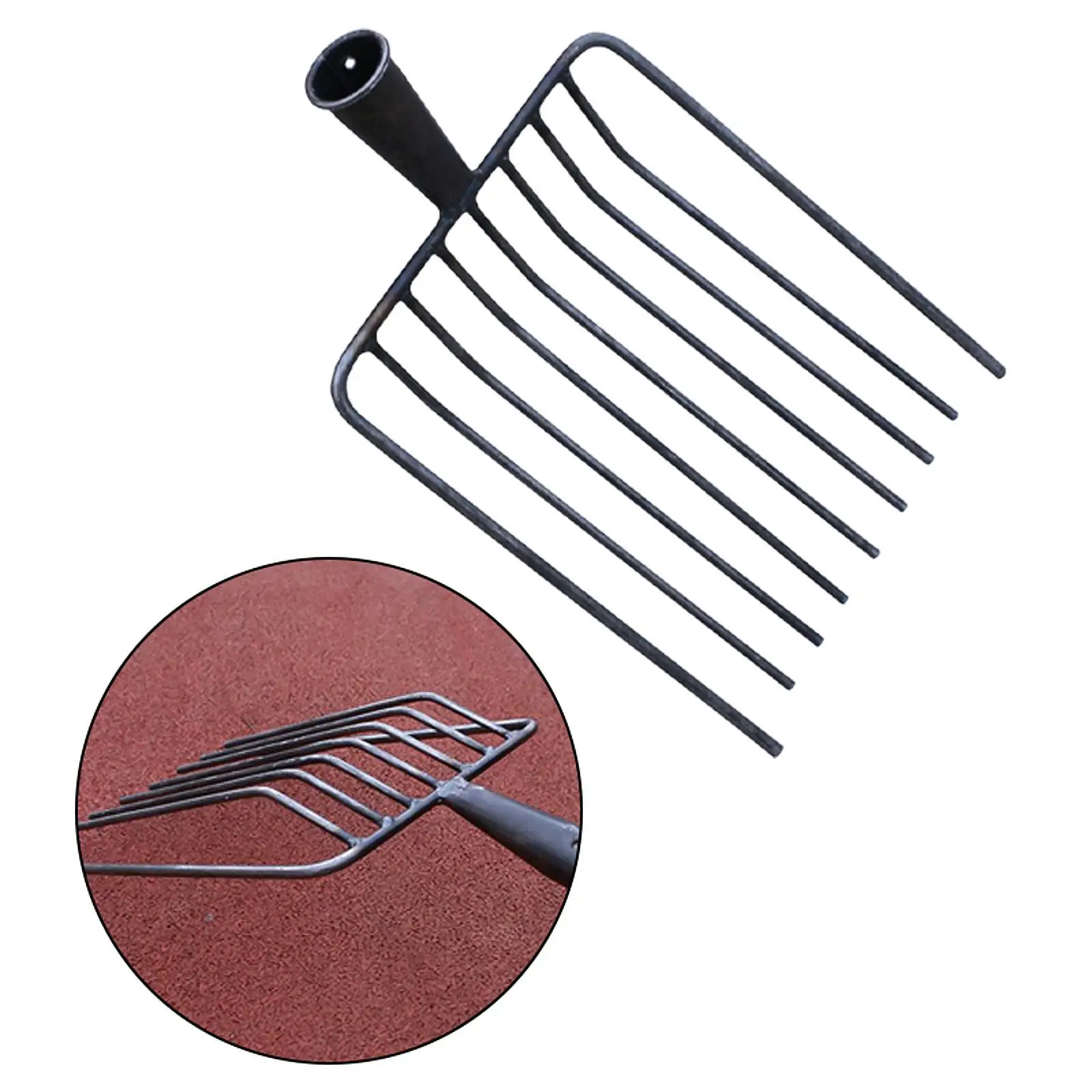 Pitchfork Tool Replacement Head, Agricultural Fork for Garden Tasks
