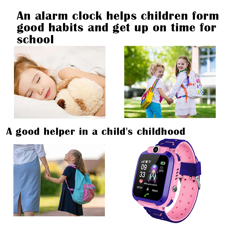 Children Mobile Watch, game, camera, Smart Watch Touch Screen SOS, children watch gift for boys and girls 4-12 years old 6