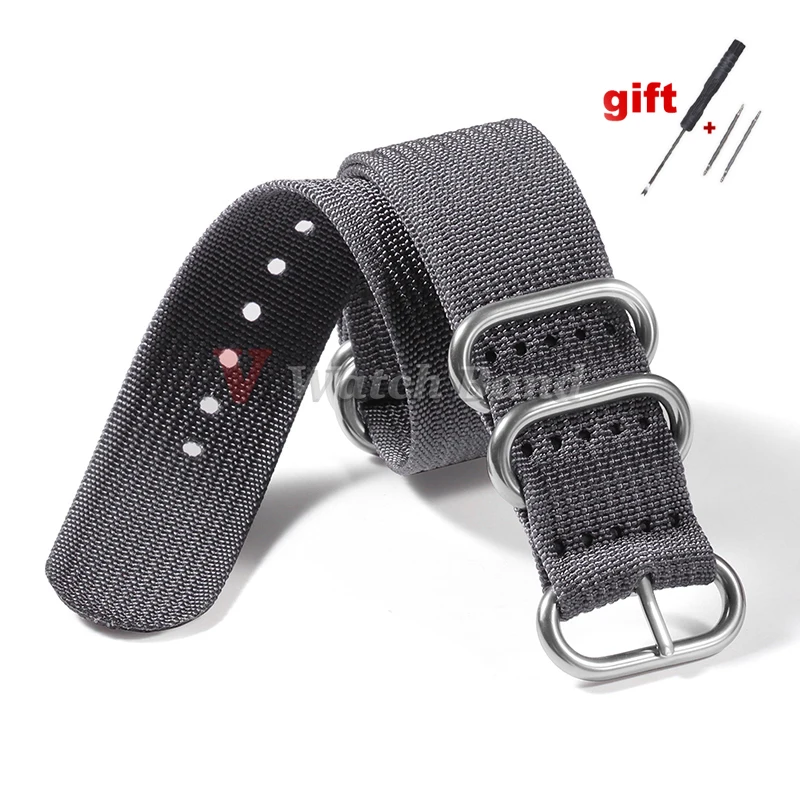 High-Density Durable Nylon Watch Band - Premium Fabric Braid Sport Wristband Accessories