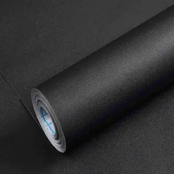 Matte Black Wallpaper Vinyl 1