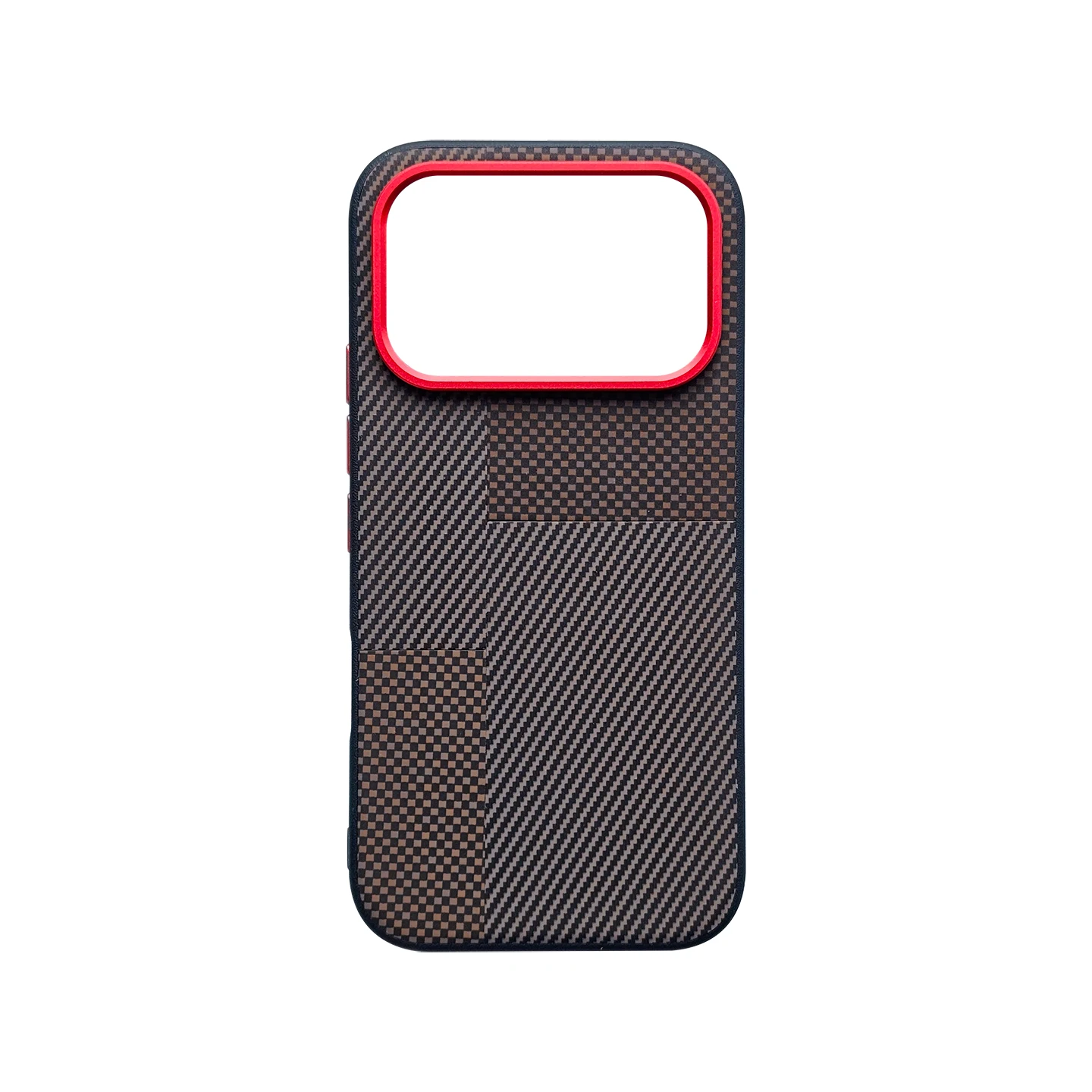 Leather Carbon Fiber Texture Soft Frame Protective Cover