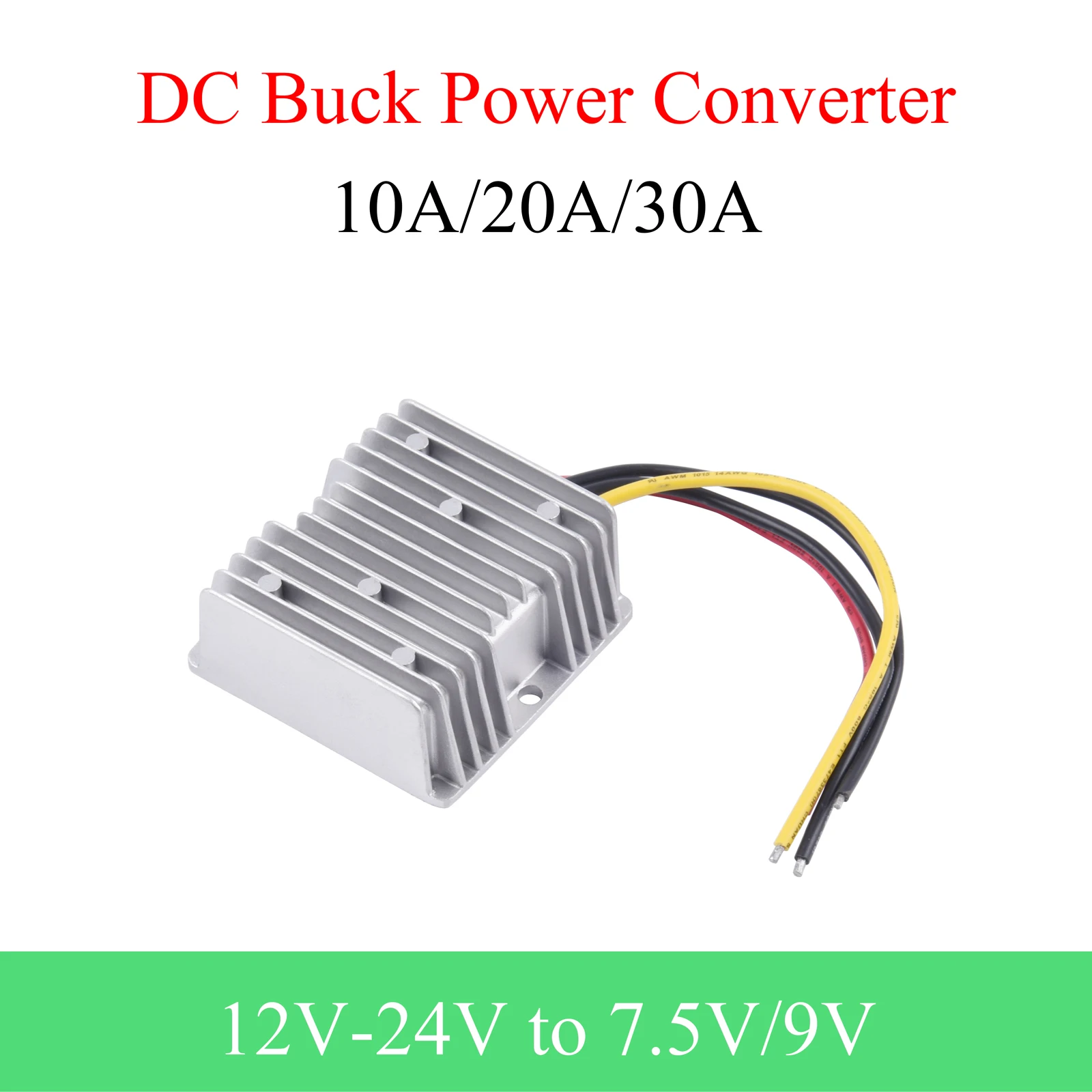 12-24V  7.5V/9V DC-DC 전력 변환기 10A 20A 30A 벅 레귤레이터 스..