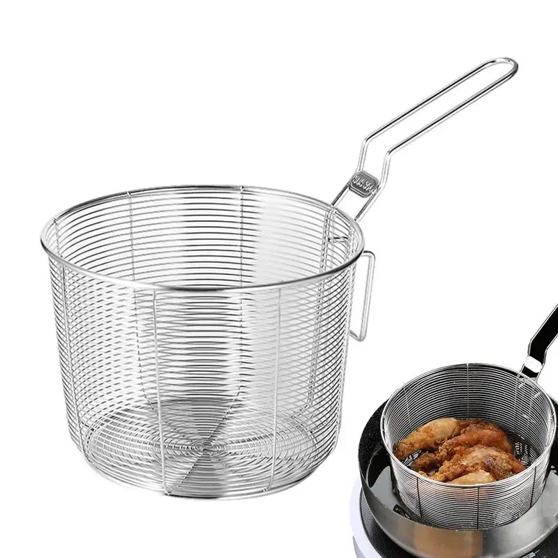 

Deep Fry Basket Deep Frying Drain Baskets Table Serving Food Presentation Tool Fast Food Diner Basket For Chips Shrimp Pasta