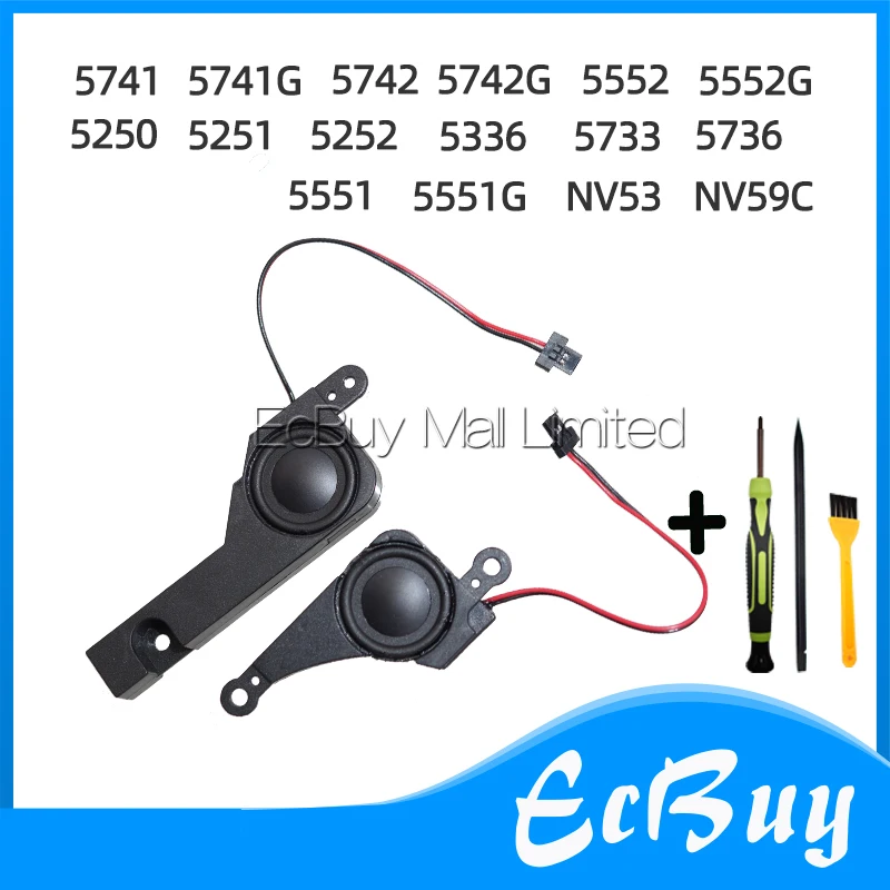 Orador Esquerdo e Direito do Portátil para Acer 5741 5741g 5742 5742g 5552 5552g 5250 5251 5252 5336 5733 5736 5551 5551g Nv53 Nv59c Novo