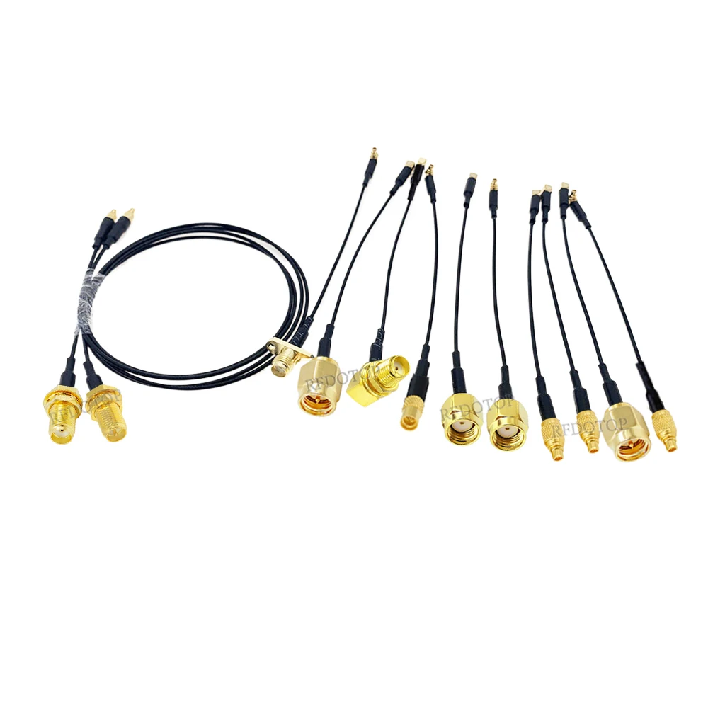 Câble adaptateur RP-SMA Mâle vers MMCX 90° pour FPV VTX Antenne