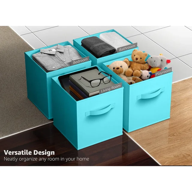 Sorbus Collapsible Fabric Cube Storage Bin (13 5