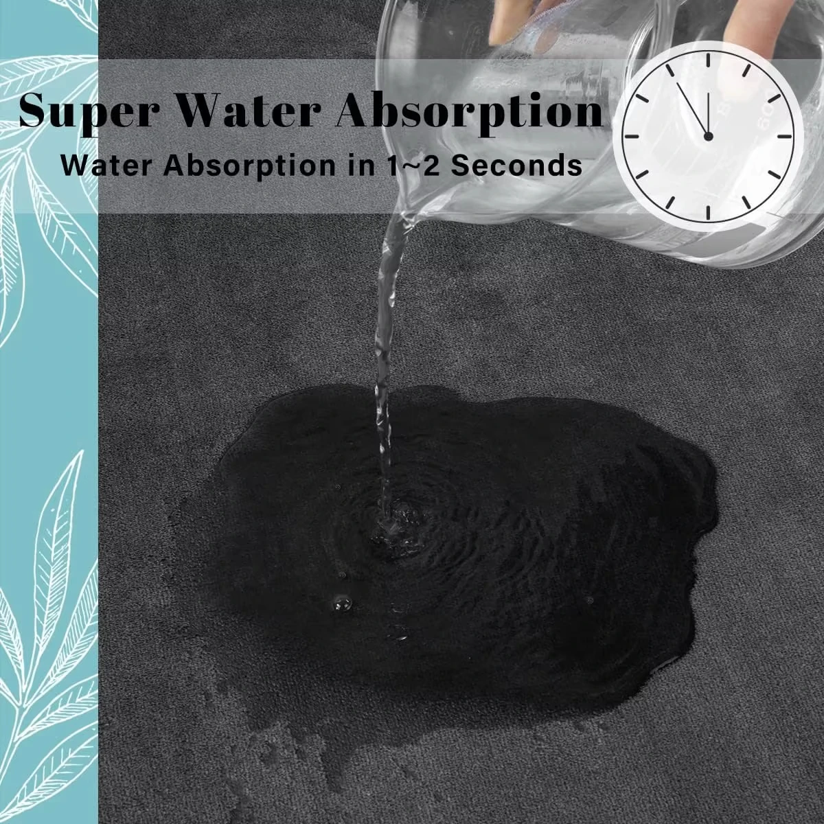 Coral Velvet Non-Slip Bath Mat 4