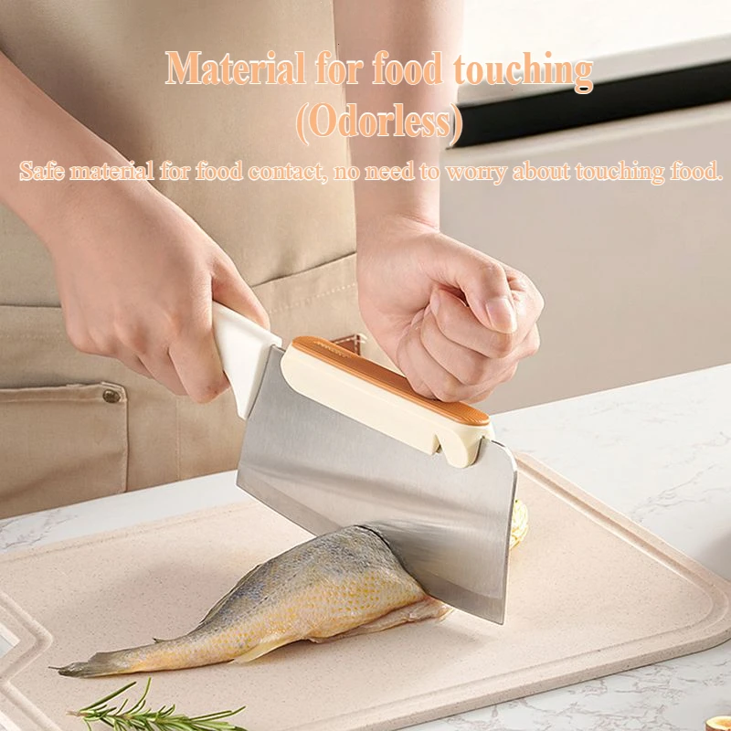 Knife Sharpener Vegetable Cutting Hand Protector Pat Knife Cutting Bone Without Hurting Hand Back Pad Kitchen Accessories