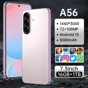 HOT 2026 NEW Silicone Case For A56 7.3inch Android 15 Global Edition 10 Core 22GB+2TB 8000mAh 5G Dual SIM WIFI Google Tab 1