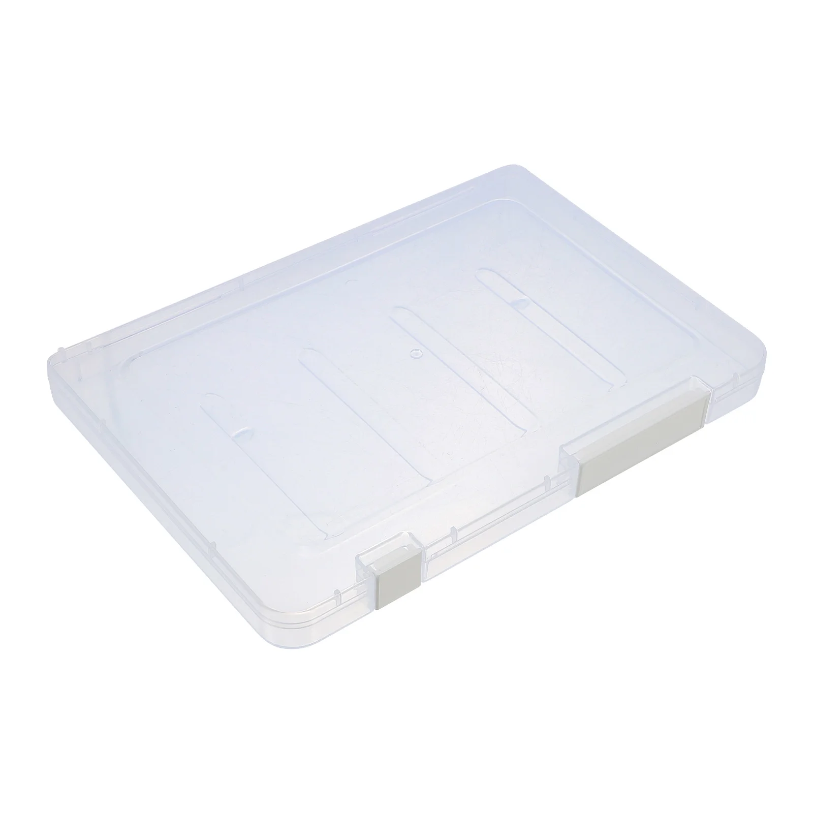 

A4 A5 Paper File Document Storage Box Desktop Storage Holder Transparent Container Clipboard File Box Case For Office School
