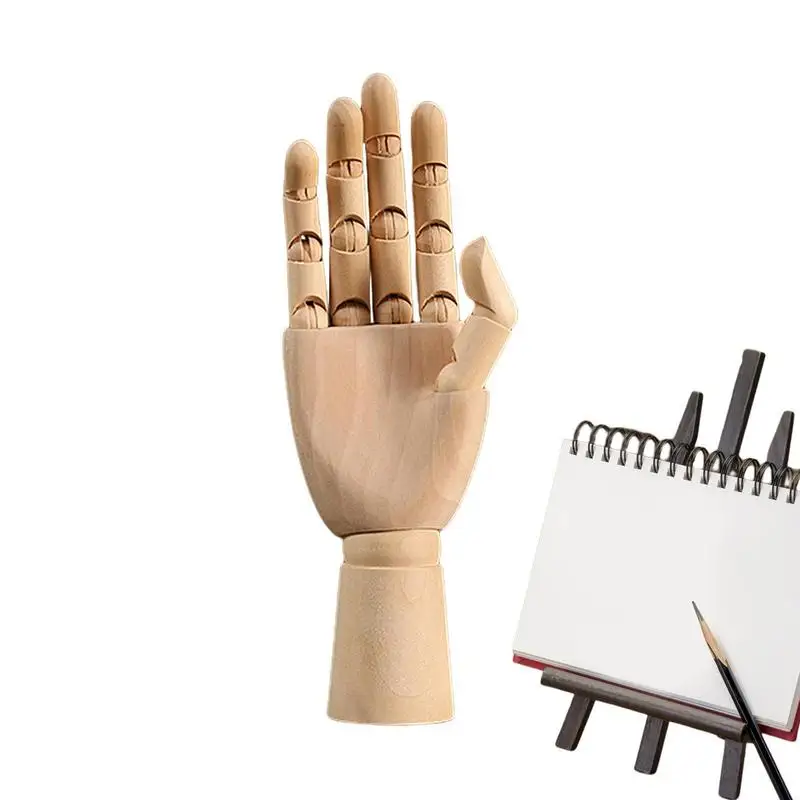 

Wooden Hand Manikin Wood Hand Drawing Model Flexible Joints Artist Manikin Wood Model For Sketching & Painting