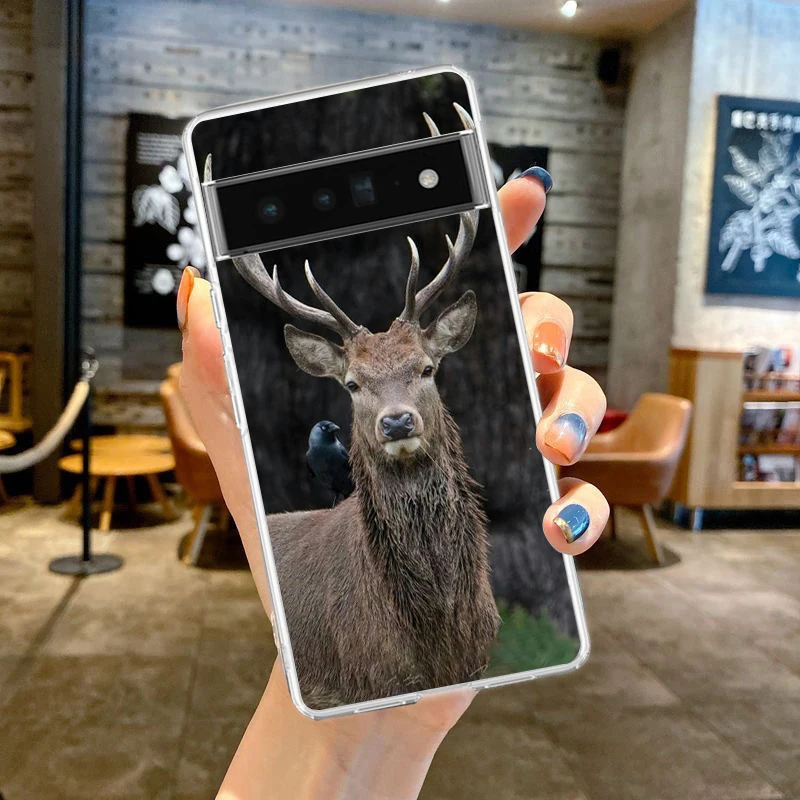 Camo Soft Silicone Shockproof Clear Phone Case Cover
