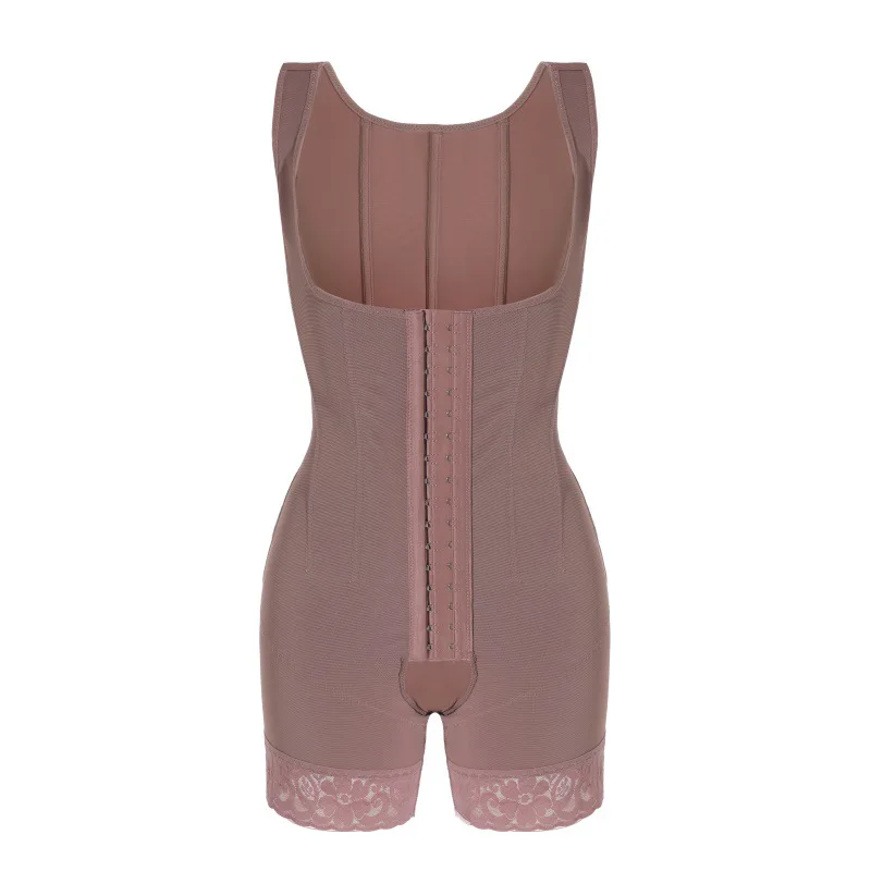 

Fajas Colombianas Reductoras Shapewear Bodysuit Hook Eye Closure Tummy Control Adjustable Crotch Open Bust Gaine Amincissante