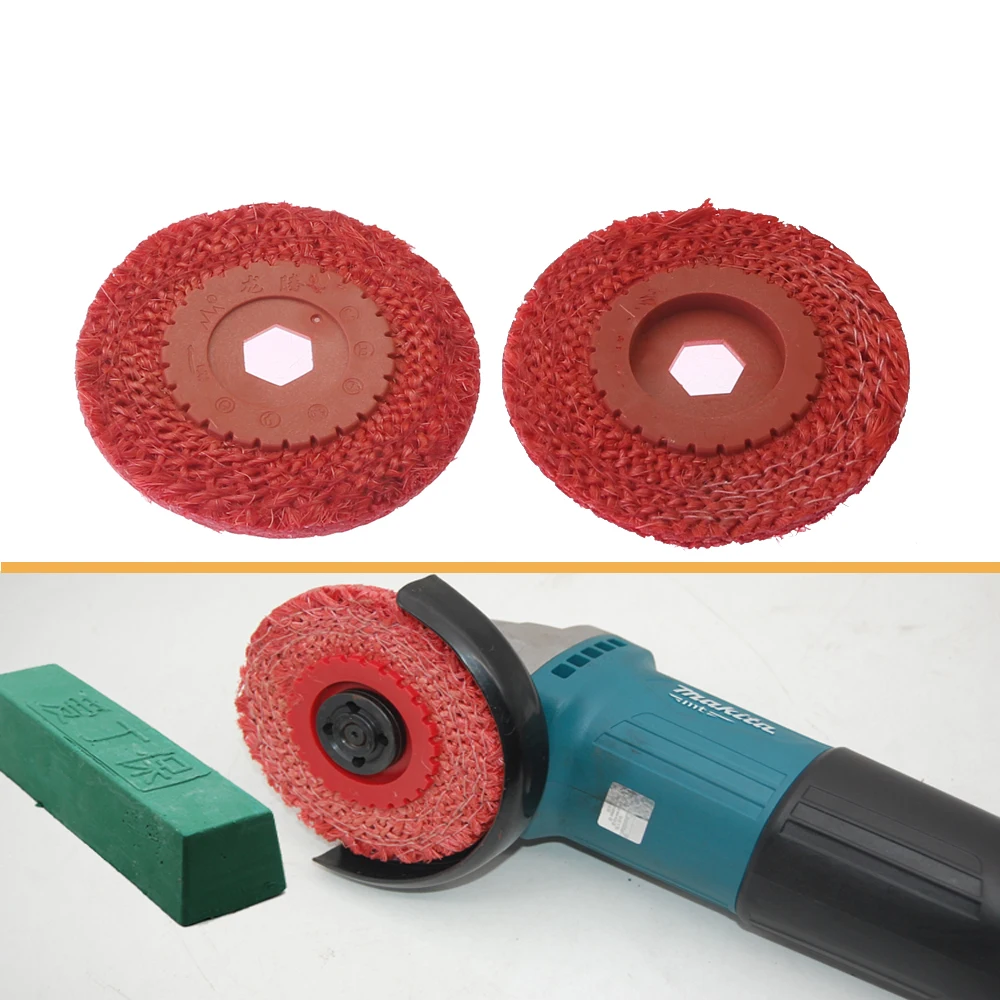 Cloth Polishing Buffing Wheel Cleaning Pad Power Angle Bench Grinder Supplies RU 