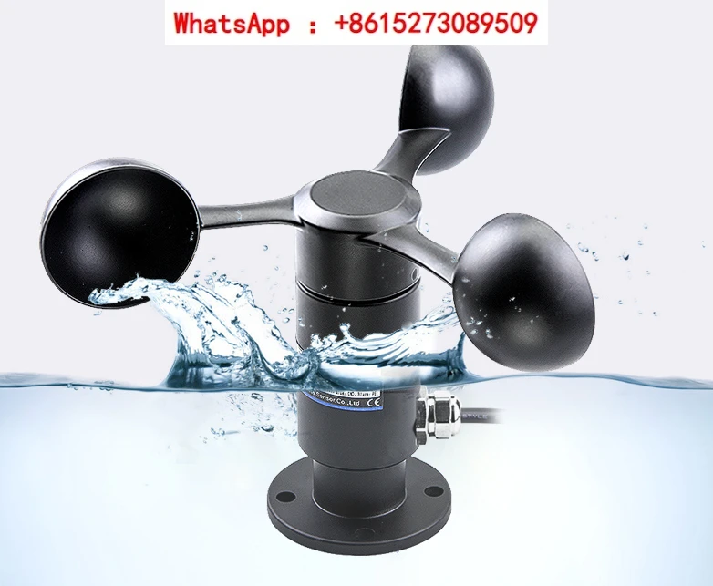 

ultrasonic pipeline type high-precision wind speed and direction sensor, three cup wind speed and direction measuring instrument