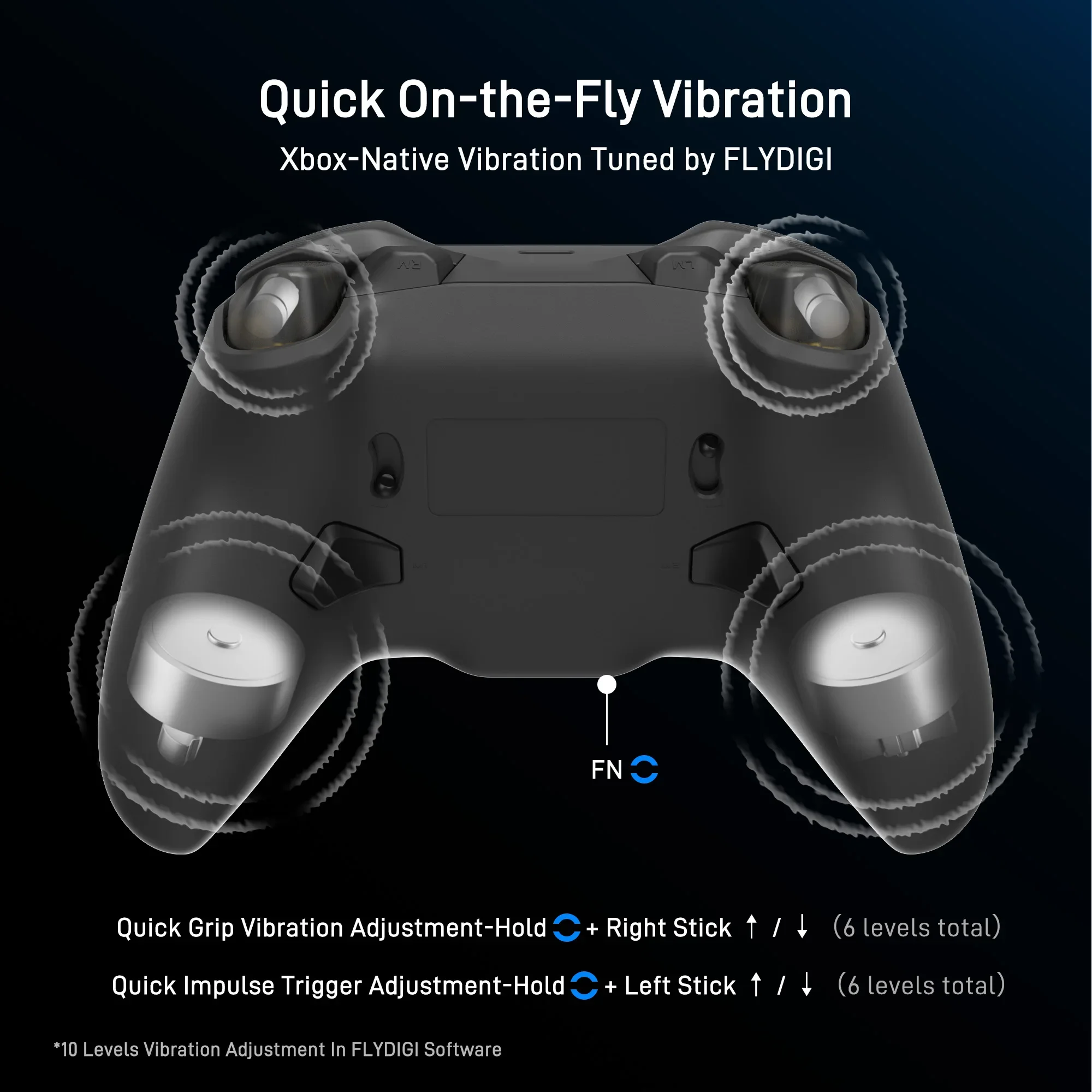 플라이디지 VADER 5S 유선 게임 컨트롤러 (엑스박스 시리즈 X용) | S Xbox One FORCEFLEX 조절식 텐션 조이스틱 게임패드 PC 액세서리