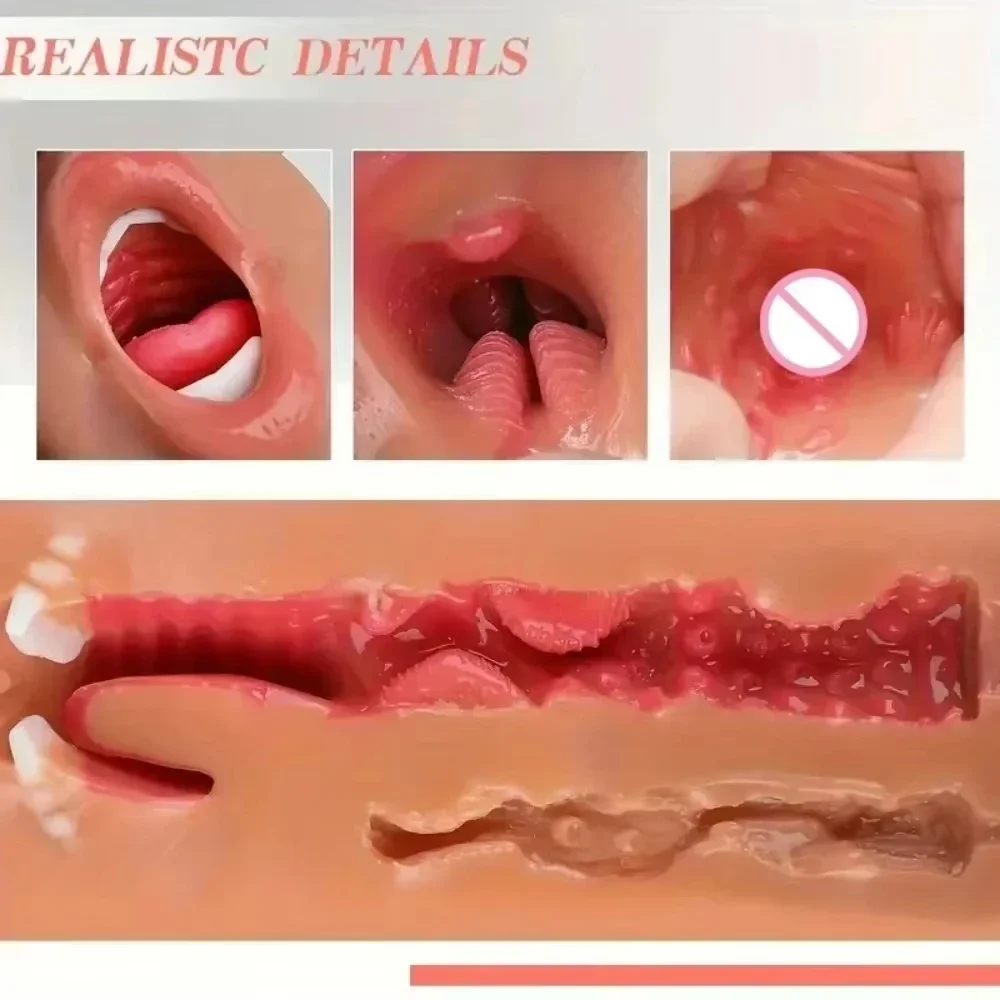 Masturbator Maschile 3 In 1 - Masturbatore Realistico E Versatile_voghion.com