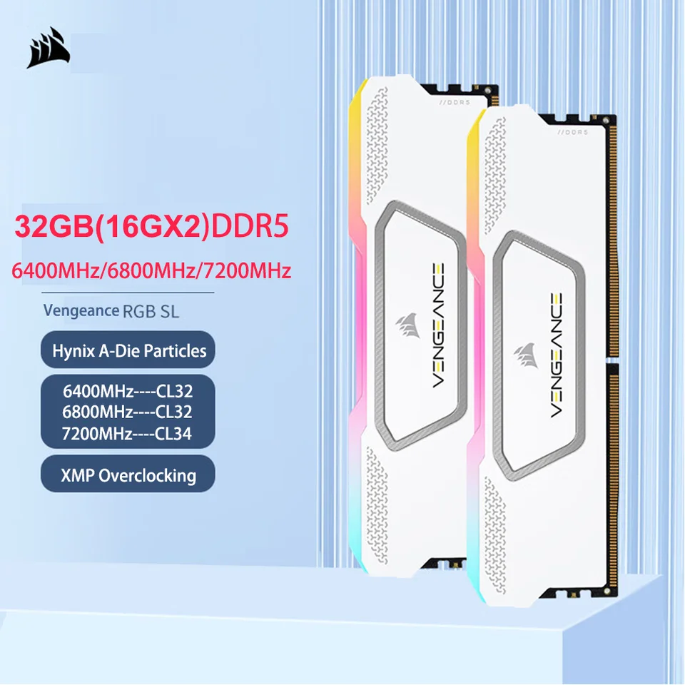 CORSAIR VENGEANCE RGB SL DDR5 16GB 2枚セット CORSAIR VENGEANCE RGB SL DDR5 16GB 2枚セット CORSAIR