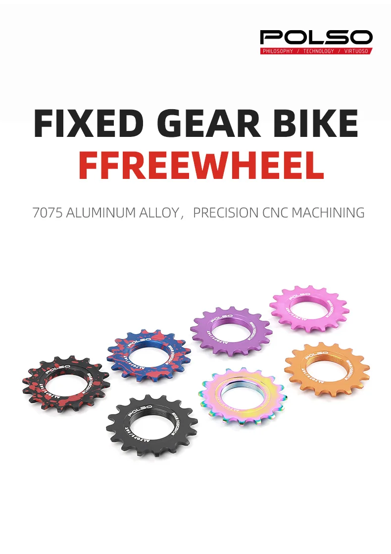 自転車本体 PowPow POLSO BMX Bike Freewheel 16T 18T Single Speed Bicycle Cog