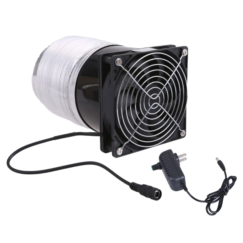

X37E 4.7'' Industrial Exhaust Fan Kitchen Fumes Ventilator Low Noise Exhaust Fan