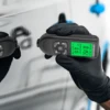 Digital Coating Thickness Gauge for Automotive Paint & Metal - HW-300PRO with Backlit LCD, ±(3%+1μm) Precision, 0-2000μm Range, 3