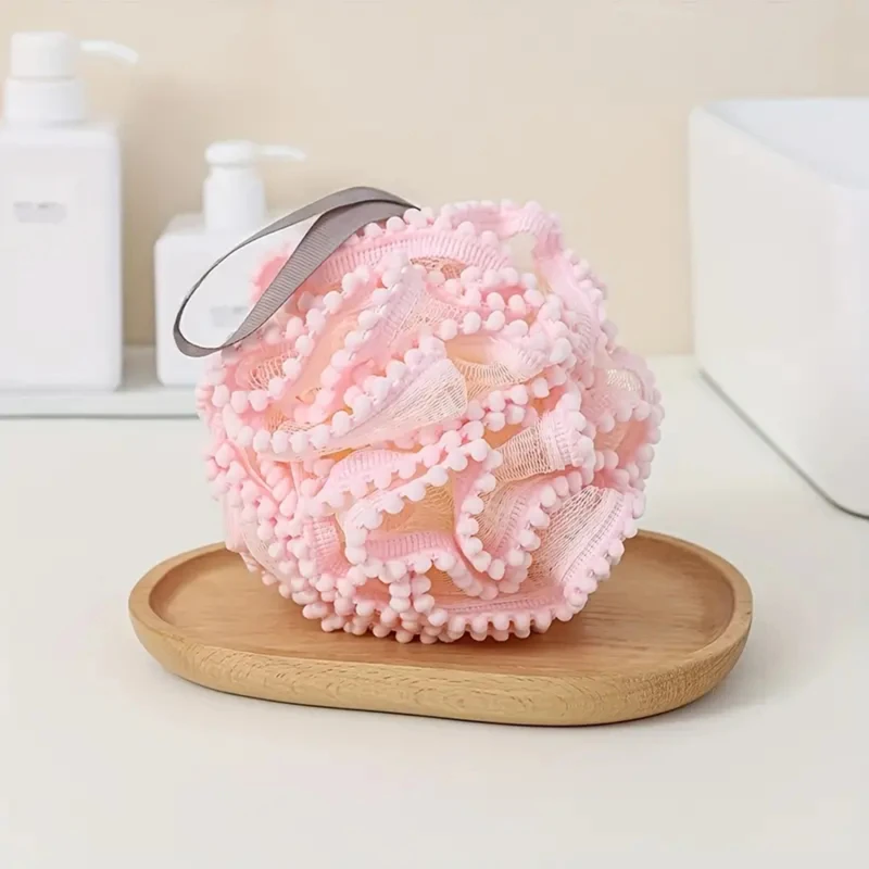 Bathing Flower Foaming Sponge Bubble Wisp for Body Soft Shower Flower Mesh Ball Skin Cleaner Cleaning Tools Bathroom Accessories 4