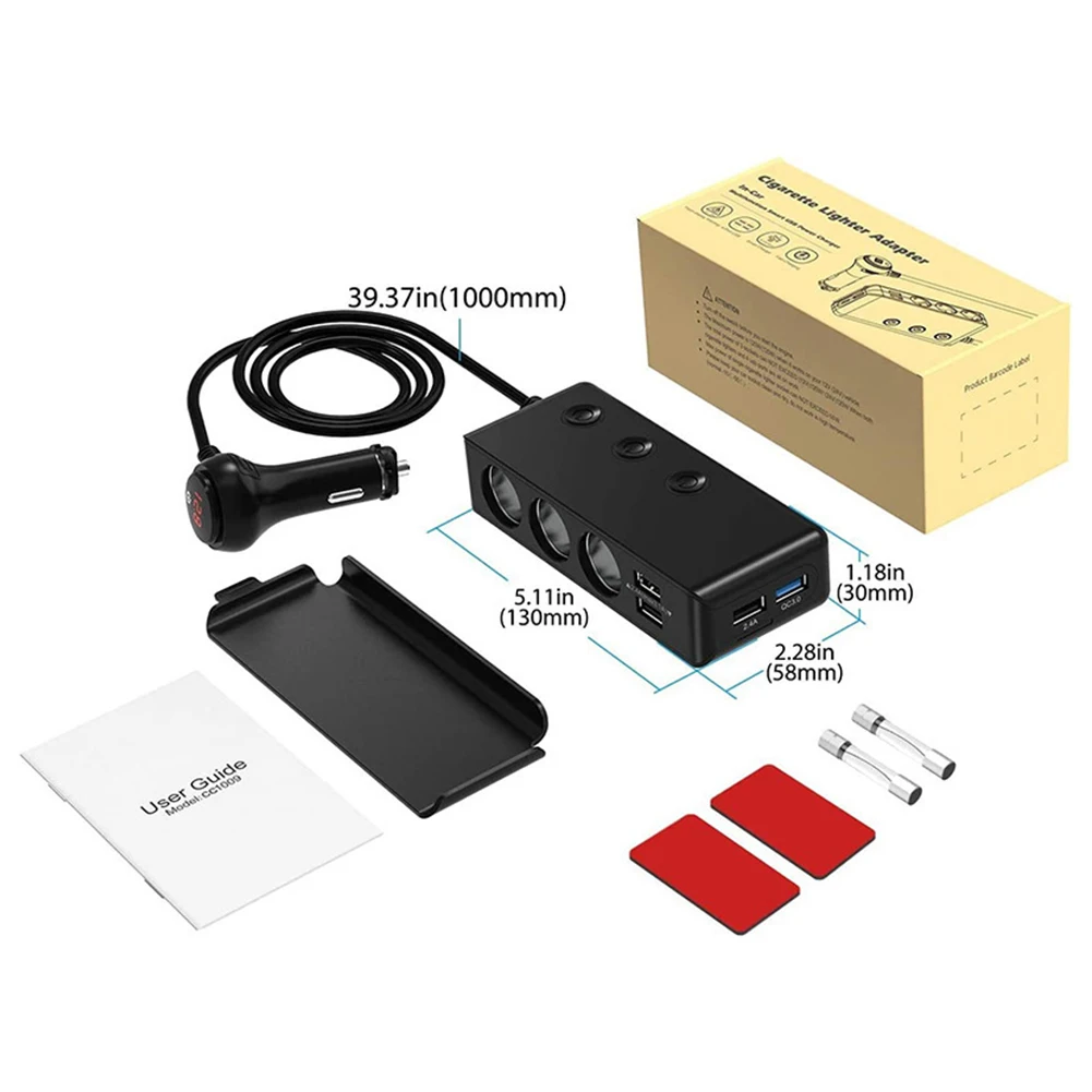 3-in-1   , ޼  3.0, 120W, 12V, 24V, 3   й, LED ÷  USB  