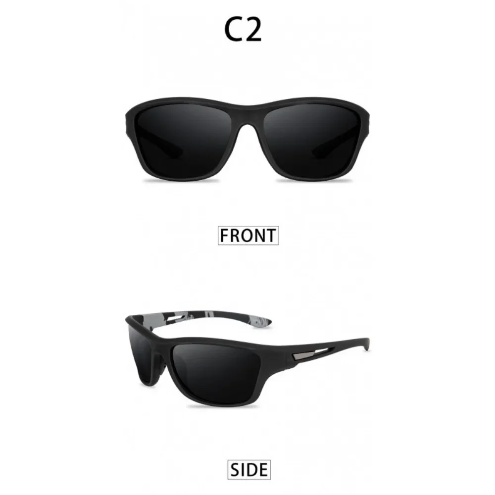Men's Polarized Fishing Sunglasses with Glasses Chain for Men Women Driving Hiking Sun Glasses Fishing Anti-glare UV400 Eyewear