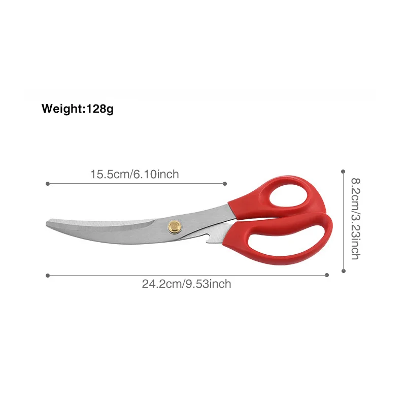 Stainless Steel Kitchen Scissors Multipurpose Seafood