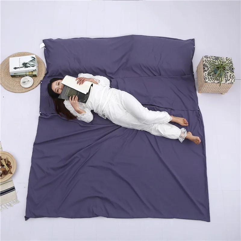 Ultralight Sleeping Bag Portable Outdoor Camping Hiking Hotel Liner Folding Travel Lightweight Envelope Single Double Sheet