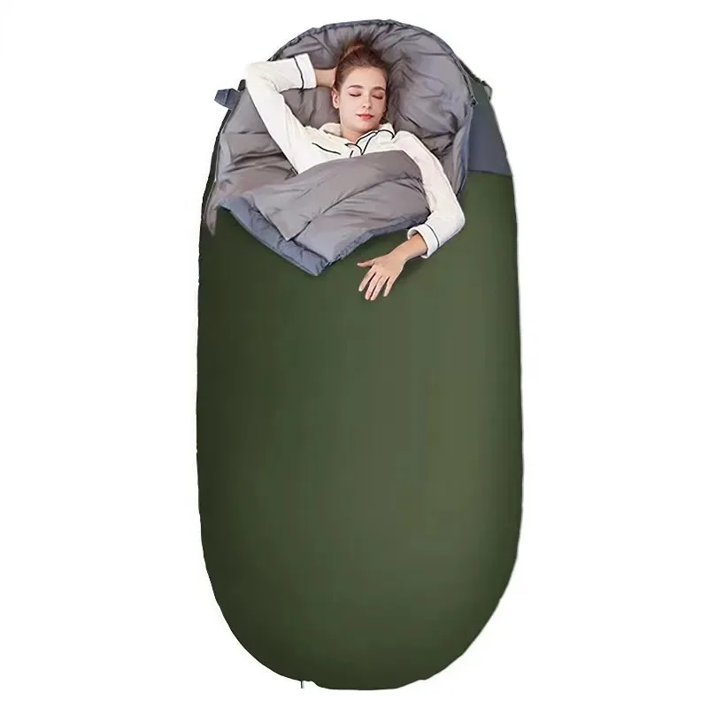 

Outdoor Sleeping Bag New Egg-shaped Ultra-light Widening and Lengthening Down Camping Sleeping Bag Warm Waterproof Sleeping Bag