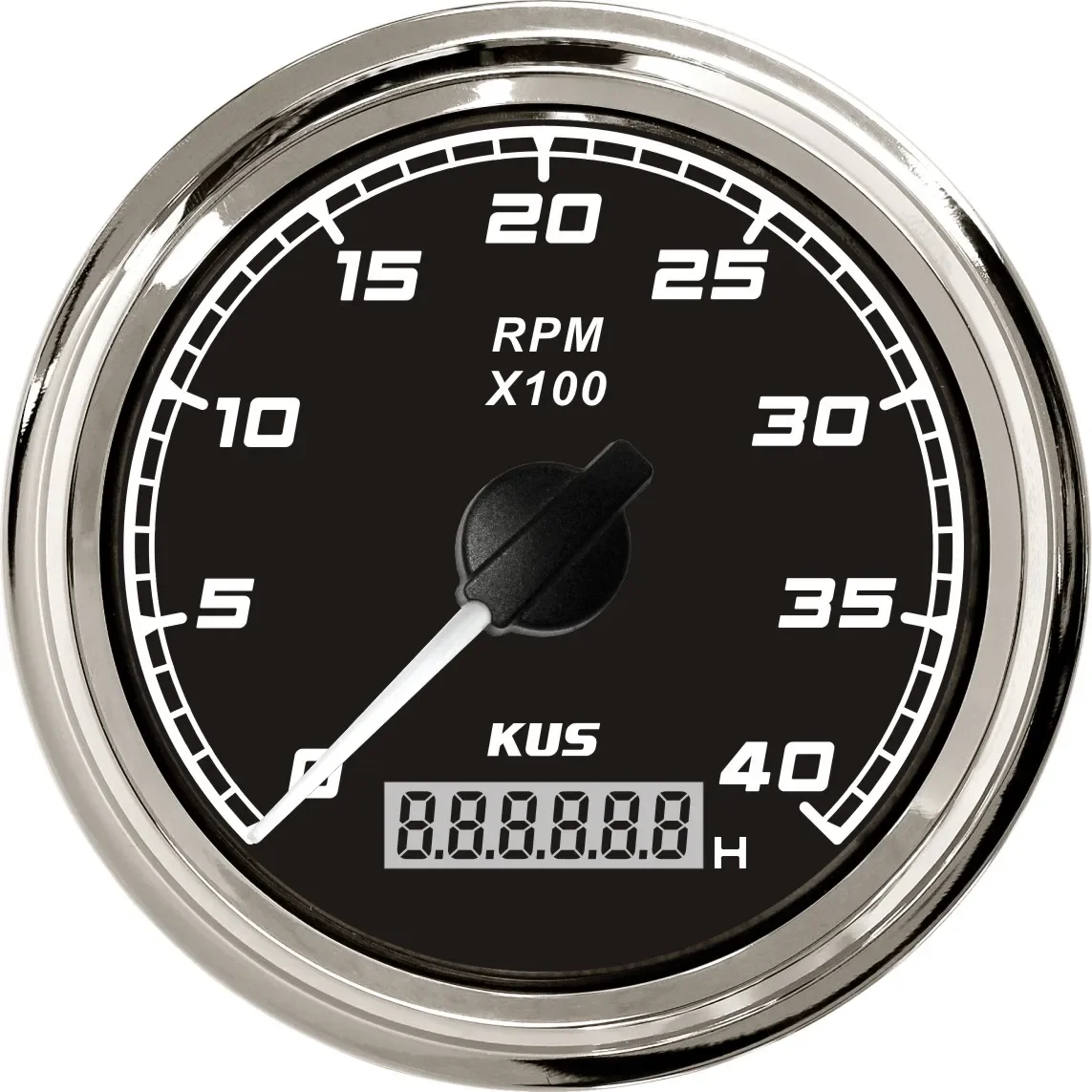 

KUS Marine Tachometer Boat Tacho Gauge Car Truck Digital Hourmeter 0-4000 RPM