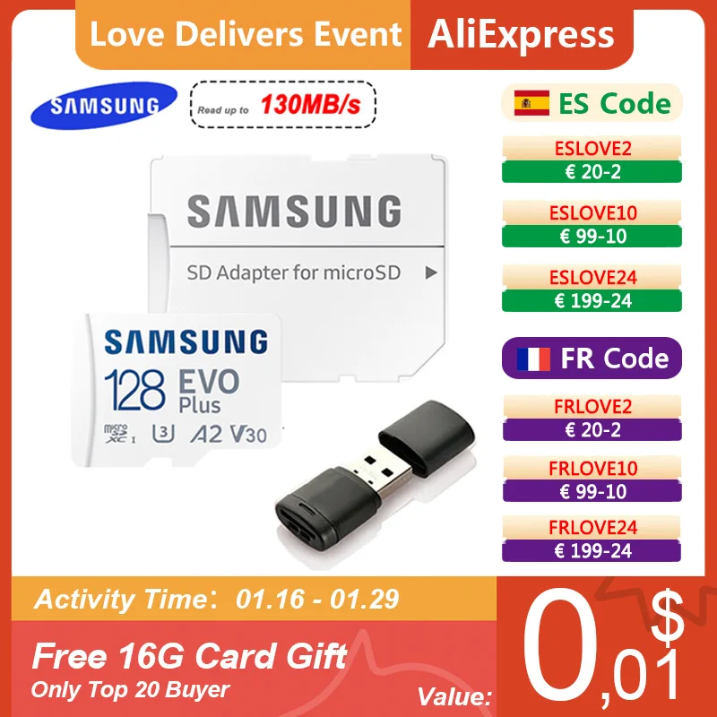 8.17€ 54% OFF|SAMSUNG EVO Plus Micro SD Karte 128GB 64GB 512GB 256GB Micro SD Pro Plus Flash Speicher karte SD Speicher U1 U3 4K Microsd TF Karten|samsung microsd card|microsd cardmemory card - AliExpress