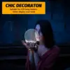 12 Pcs 3D Night LED Light Lamp Base 16 Colors Decorative Light Show Display Stand with Remote USB Cable for Acrylic Resin Glass 6